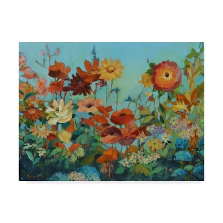 Marietta Cohen Art And Design 'Bright Garden Orange 2' Canvas Art,18x24